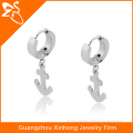 fashion dripping hoop earring, 316 L stainless steel anchor danging earring, new fashion jewelry earrings